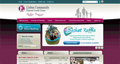 Desktop Screenshot of lisboncu.org